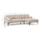 Atelier Del Sofa Leo Corner Right Sofá Esquinero Crema 255 x 150 cm